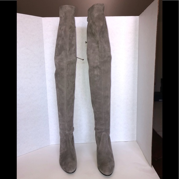 Stuart Weitzman Highland Boot in Topo Suede - Picture 5 of 14